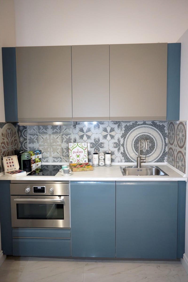 Cucina attrezzata dell'appartamento 45 mq - Duomo Luxury Suite